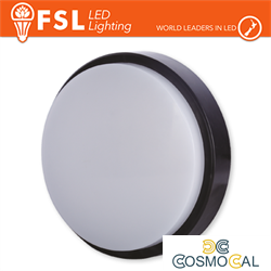 Plafoniera LED ROTONDA NERA 15W 4000K Ø180*55 IP54