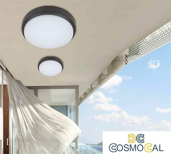 Plafoniera LED ROTONDA BIANCA 15W 3000K Ø180*55 IP54