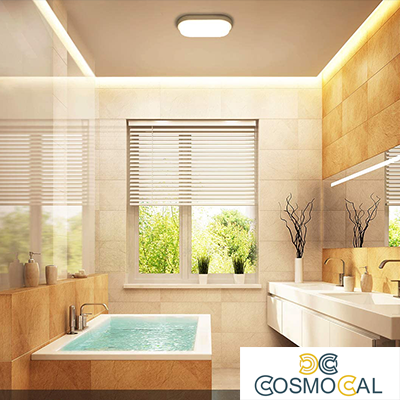 Plafoniera LED OVALE NERA 15W 4000K 55*100*200 IP54