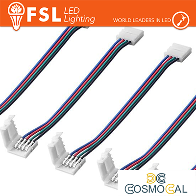 Connettore rapido 2END per strip 10mm LED RGB