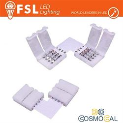 Connettore rapido L per strip 10mm LED RGB