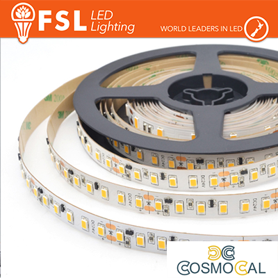 Striscia LED 5m IP20 2835 24V - 12W/m 120led/m 3000K