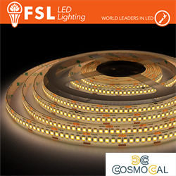Striscia LED 5m IP65 SILICON 2835 24V - 16W/m 240led/m 3000K