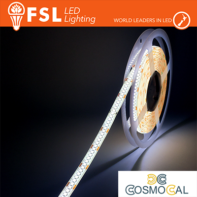 Striscia LED 5m IP65 SILICON 2835 24V - 16W/m 240led/m 3000K
