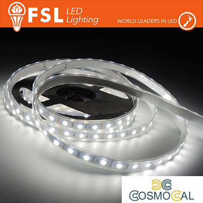 Striscia LED 5m IP65 5050 24V - 12W/m 60led/m 3000K