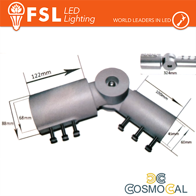 Snodo rotabile per lampade stradali