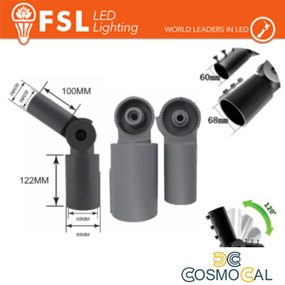 Snodo rotabile per lampade stradali