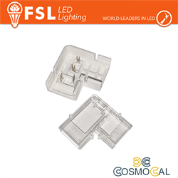 Connettore angolare 90° per strisce LED 220V