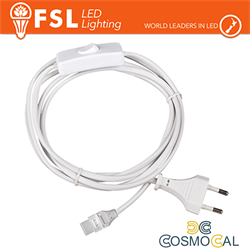 Cavo spina 1m per strisce LED220V con interruttore
