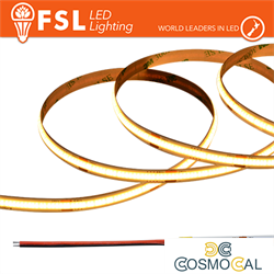 Striscia LED COB 5metri - IP20 3000K 24V 15W/m 1450lm/m CRI90