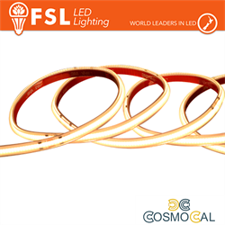 Striscia LED COB 5metri - IP65 3000K 24V 15W/m 1450lm/m CRI90