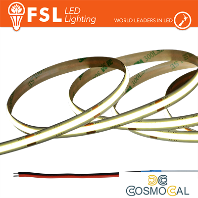 Striscia LED COB 5metri - IP20 6500K 24V 15W/m 1500lm/m CRI90