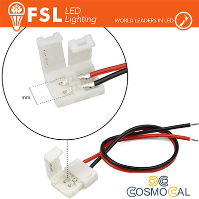 Connettore rapido END per strip 10mm LED monocolore