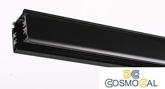 FSL Binario per proiettori Trifase 2metri NERO