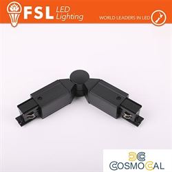 FSL Connettore Forma L con angolo regolabile per Binario Trifase