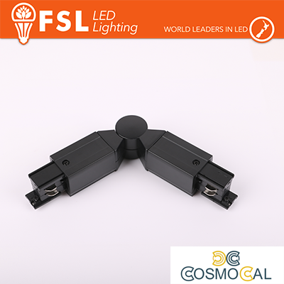 FSL Connettore Forma L con angolo regolabile per Binario Trifase