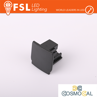 FSL Tappo di chiusura finale per binario trifase - colore NERO