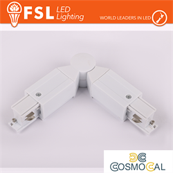 FSL Connettore Forma L con angolo regolabile per Binario Trifase