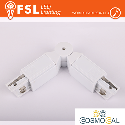 FSL Connettore Forma L con angolo regolabile per Binario Trifase