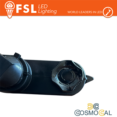 Proiettore a Binario Trifase NERO - Porta GU10