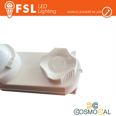 Proiettore a Binario Trifase BIANCO - Porta GU10