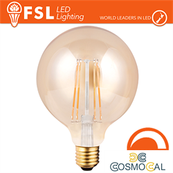 Lampada Globo Filamento Ambra Ø12,5cm - 8W E27 800LM DIMMER