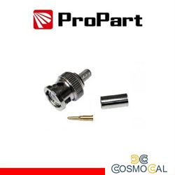 100pz x BNC a crimpare per cavo RG6
