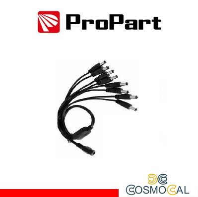 4pz x Cavo splitter di alimentazione da 1 Fem. a 8 Maschio