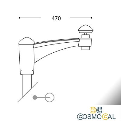 2x MIDIPILAR SYSTEM 1L NERO