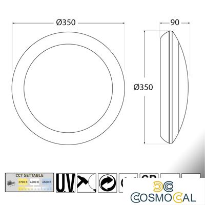 UMBERTA GRIGIO OPALE 2 PORTALAMPADE E27