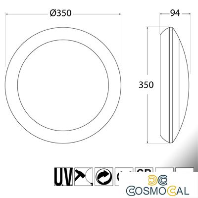 UMBERTA BIANCO OPALE 2 PORTALAMPADE E27
