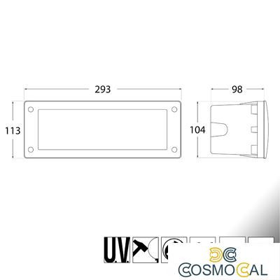 LETI 300 NERO OPALE E27