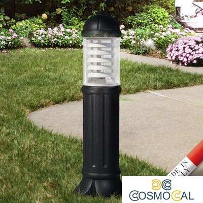 SAURO 800 NERO TRASP E27 FRANGILUCE RESINA - 80 cm