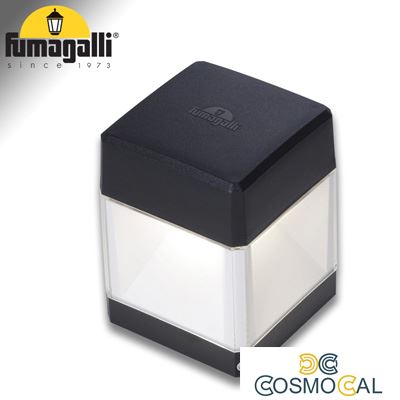 ELISA WALL NERO TRASP LED GX53 10W CCT 3WHITE