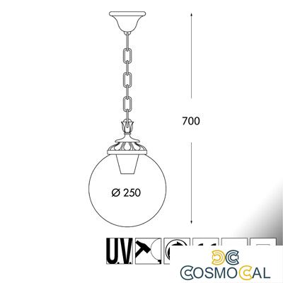 SICHEM/G250 NERO OPALE E27