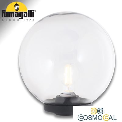 G250 BASE MODERNA NERO TRASP E27