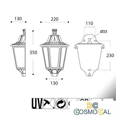 IESSE BIANCO TRASP E27