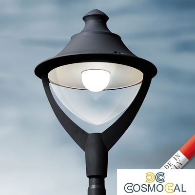 BEPPE 400 NERO TRASP POWER LED E27 30W CCT SET