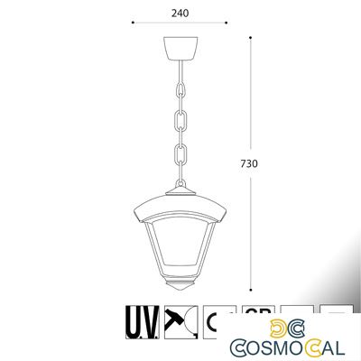 SICAR/ROBY GRIGIO TRASP E27