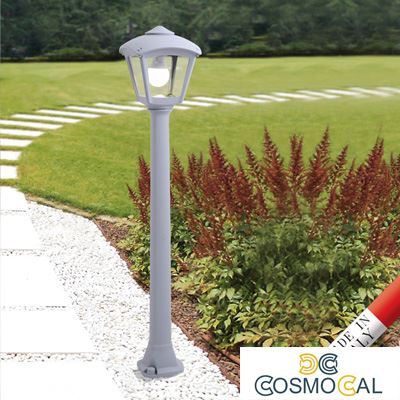 GIAFFA/ROBY GRIGIO TRASP E27 A60 LED 8,5W CCT SET - 94,5 cm