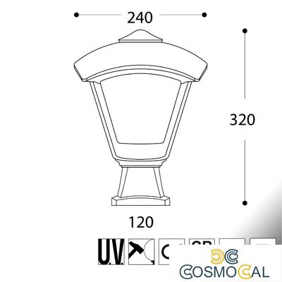 DISMA/DARIO GRIGIO TRASP E27