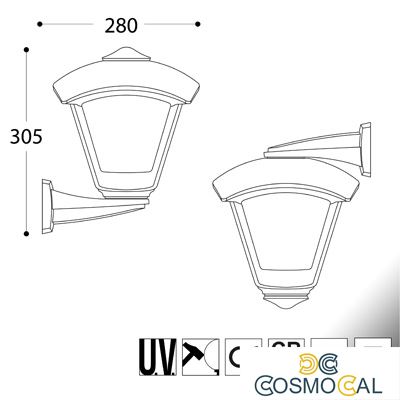 NARDO/DARIO NERO TRASP E27