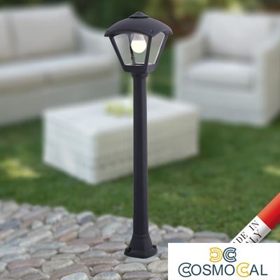 GIAFFA/DARIO NERO TRASP E27 A60 LED 8,5W CCT SET - 97,5 cm