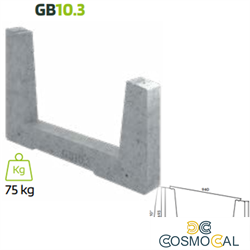 Zavorra per moduli fotovoltaici 10° - 3° fila