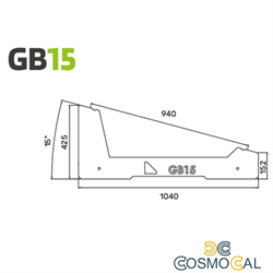 Zavorra per moduli fotovoltaici 15°