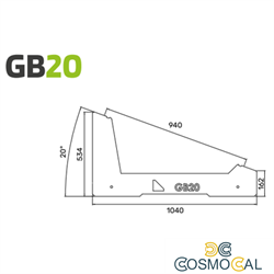 Zavorra per moduli fotovoltaici 20°