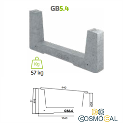 Zavorra per moduli fotovoltaici 5° - 4° fila