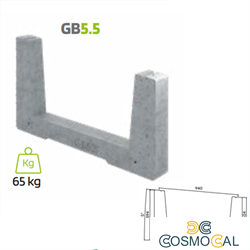 Zavorra per moduli fotovoltaici 5° - 5° fila