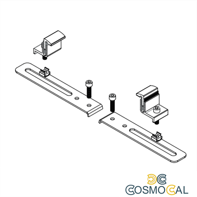 KIT STAFFA NEX - 3 mm PER MODULI DI GRANDI DIMENSIONI