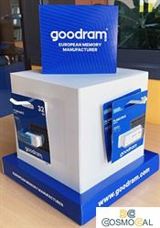Espositore da banco in cartone per blister GoodRAM